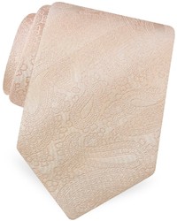 Forzieri Gold Line Large Paisley Pattern Woven Silk Tie