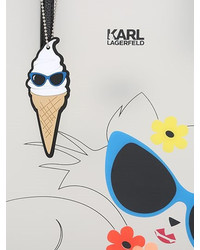 Karl Lagerfeld Choupette Beach Pvc Tote Bag