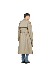 Valentino Beige Oversized Trench Coat