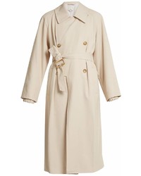 Tibi Belted Double Breasted Trench Coat