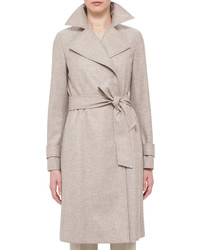 Akris Belted Trench Coat Steppe