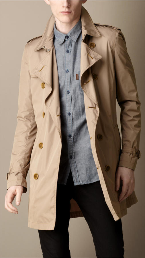 Burberry Brit Mid Length Lightweight Trench Coat | Where to buy