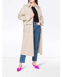 JW Anderson Calico Double Layer Trench Coat