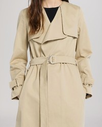 Sandro Coat Malena Belted Trench