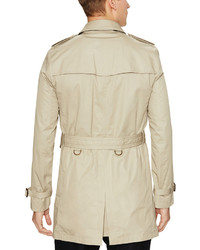 Burberry Cotton Trench Coat With Removable Warmer