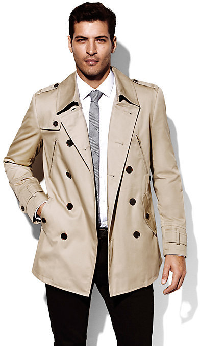 Vince Camuto Double Breasted Trench Coat, $195 | Vince Camuto | Lookastic