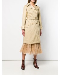 Ermanno Scervino Double Breasted Trench Coat