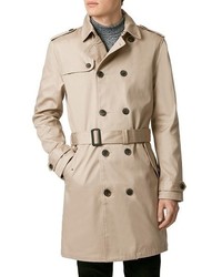 Topman Double Breasted Trench Coat