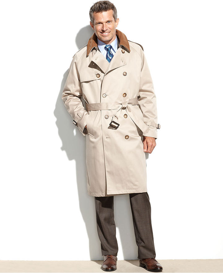 Lauren Ralph Lauren Edmond Belted Trench Coat, $495 | Macy's | Lookastic