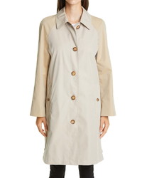 Burberry Ely Two Tone Reconstructed Car Coat