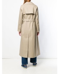MACKINTOSH Fawn Bonded Cotton Long Trench Coat Lr 091