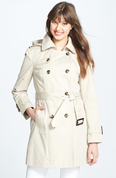 heritage trench coat with detachable liner