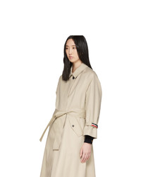 Thom Browne Khaki Unconstructed Trench Coat