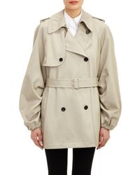 Rhi Double Breasted Trench Coat Nude