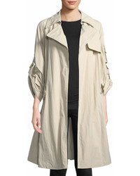 Donna Karan Roll Sleeve Trench Jacket