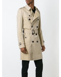 Burberry The Sandringham Long Trench Coat Nude Neutrals