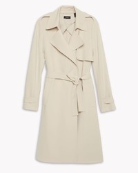 Theory Soft Crepe Trench Coat