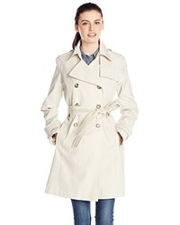 Via Spiga Double Breasted Trench Coat With Belt
