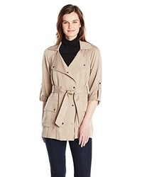 Vince Camuto Soft Double Breasted Trench Coat