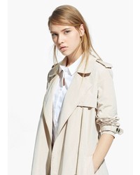Mango Outlet Zip Trench