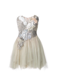 Trash Couture Strapless Floral Mini Dress