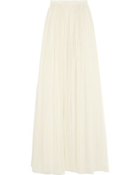 Beige Tulle Maxi Skirts for Women | Lookastic