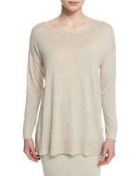 Eileen Fisher Long Sleeve Luxe Merino Tunic Plus Size