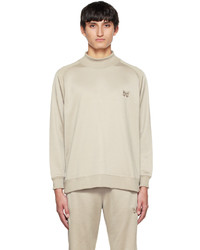 Needles Beige Embroidered Sweater