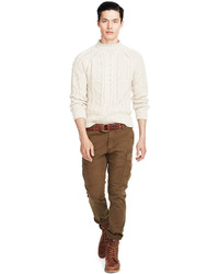 Polo Ralph Lauren Cotton Linen Rollneck Sweater