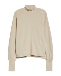 Nicholas Daley Cotton Waffle Roll Neck Top