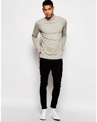 Selected Homme Turtleneck Sweater With Fleck