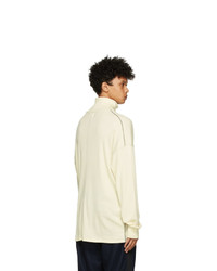 Bed J.W. Ford Off White Ribbed Turtleneck