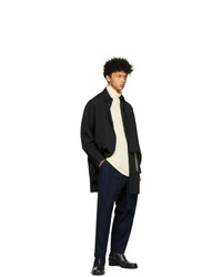 Bed J.W. Ford Off White Ribbed Turtleneck