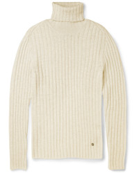 Gucci Ribbed Alpaca And Wool Blend Turtleneck Sweater