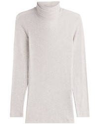 Closed Turtleneck Pullover With Cashmere