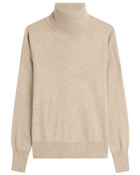 Closed Turtleneck Pullover With Wool