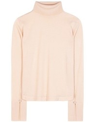 Chloé Wool Silk And Cashmere Turtleneck Sweater