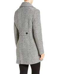 Gallery Notch Collar Tweed Coat