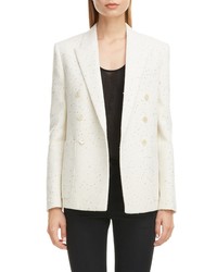 Saint Laurent Sequin Tweed Blazer