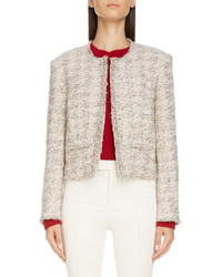 Beige Tweed Jackets for Women | Lookastic