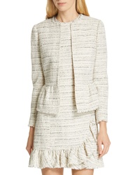 Tailored by Rebecca Taylor Tweed Peplum Jacket