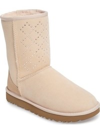 Ugg Classic Short Crystal Genuine Shearling Lined Boot