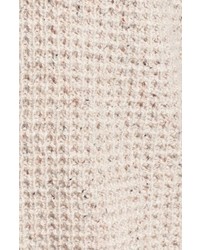Rebecca Minkoff Draco Waffle Knit Shoulder Cutout Sweater