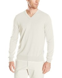Façonnable F Pima Cotton V Neck Sweater
