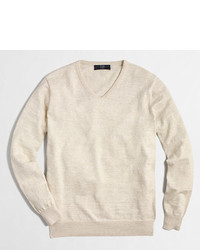 J.Crew Factory Factory Slim Textured Cotton V Neck Sweater