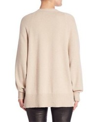 The Row Jabbie Wool Cashmere V Neck Sweater