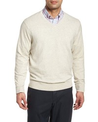 Cutter & Buck Lakemont Classic Fit V Neck Sweater