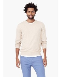 Mango Man Cotton Cashmere Blend Sweater