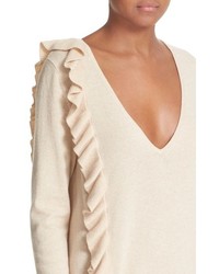 Elizabeth and James Odell Knit Ruffle Sweater