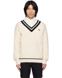 Fred Perry Off White Sweater